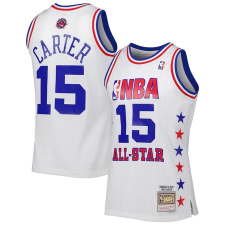 Men's Eastern Conference #15 Vince Carter White 2003 All Star Game Swingman Jersey